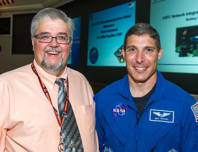 NASA image: Flight Engineer of Expedition 37/38 Visits Goddard, NASA Astrona